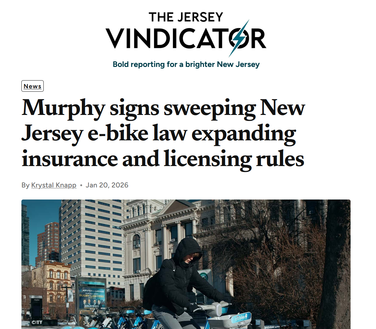 New Jersey’s new ebike law is the wrong law